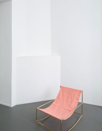ROCKING CHAIR BRASS ROZE