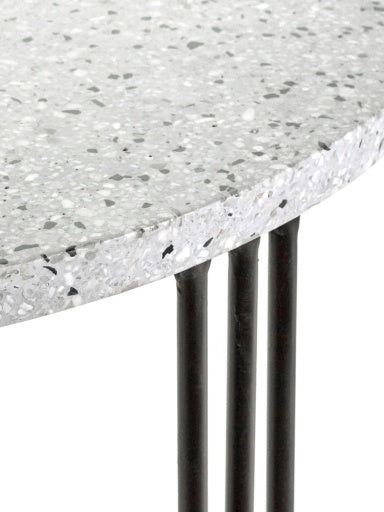 Serax - Antonino Sciortino - Bijzettafel M Zwart/Grijs Terrazzo