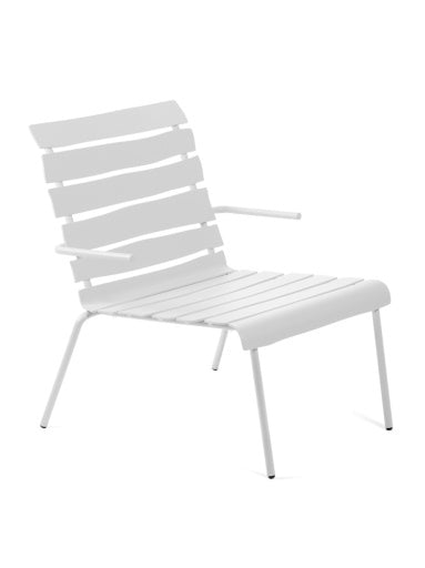 LOUNGE STOEL WIT ALIGNED