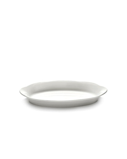 Serax - Sergio Herman - HOOG OVALEN BORD M WIT SILHOUETTE