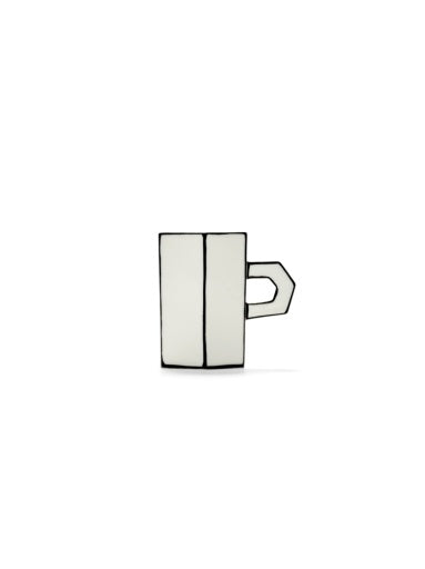 Serax - Annebet Philips - DUBBELE ESPRESSO WIT/ZWART CARTE BLANCHE