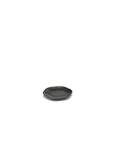 Serax - Sergio Herman - Bord Geribbeld S Zwart Inku - Set van 4