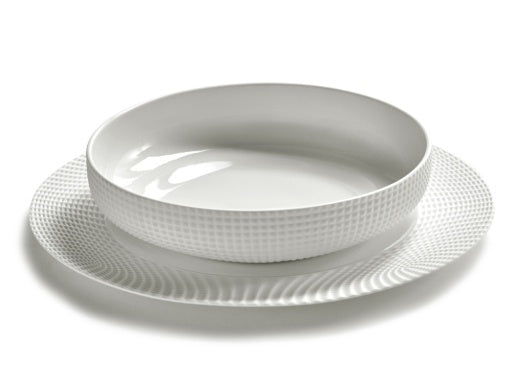 Serax - Ann Van Hoey - SERVEERBORD ROND M WHITE NIDO