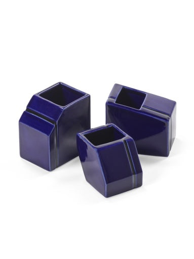 Serax - Plan C - VAAS MINI ASS/3 BLAUW SILOS