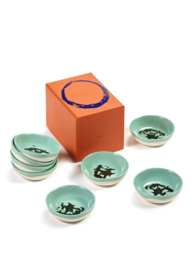 Serax - Ottolenghi - Schotel XS Azuur Broccoli Groen Feast - Set van 8