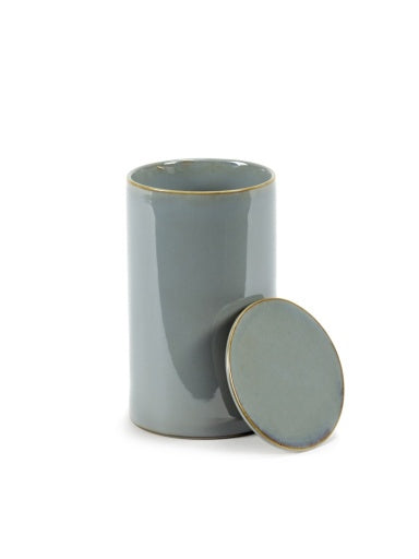 Serax - Anita Le Grelle - VOORRAADPOT + DEKSEL SMOKY BLUE