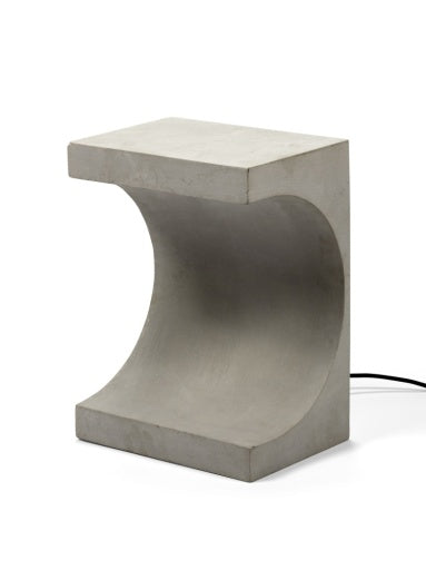 Serax - Patrick Paris - BIJZETTAFEL-LAMP BETON TANGENT