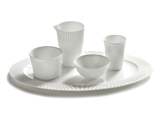 Serax - Ann Van Hoey - OVALEN BORD WIT NIDO