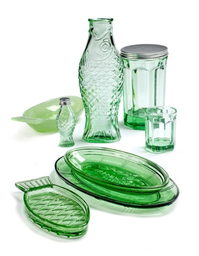 Serax - Paola Navone - SERVEERSCHOTEL N°2 GROEN FISH & FISH