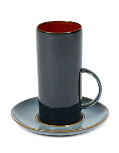 Serax - Anita Le Grelle - Theekop Dark Blue/Rust