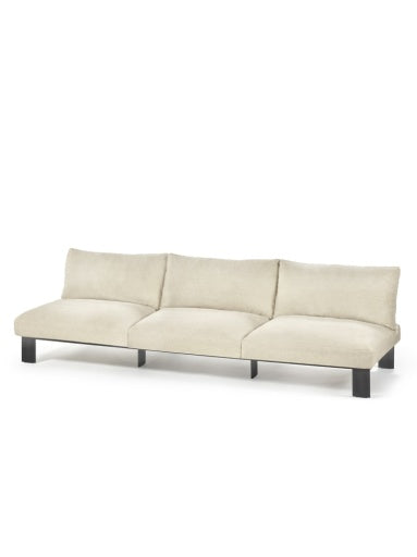 Serax - Bea Mombaers - Bench 3-Seat+Kussen Outdoor Chalk