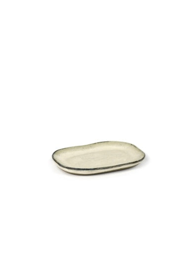PLATE RECTANGULAR N°4 S OFF WHITE