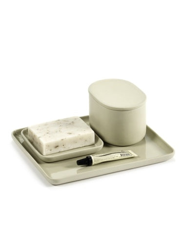 Serax - Bertrand Lejoly - SCHAAL RECHTHOEKIG M BEIGE COSE