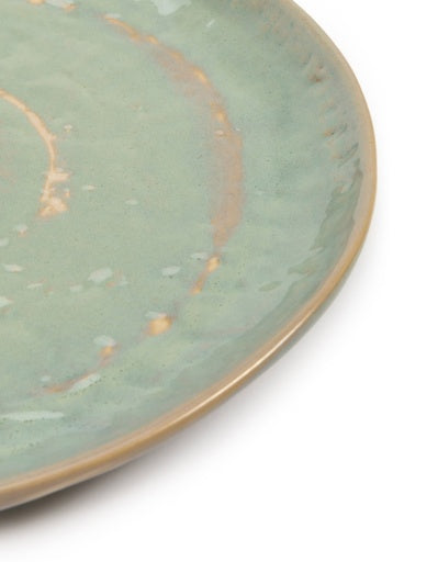 Serax - Pascale Naessens - Bord M Zeegroen Pure - Set van 4