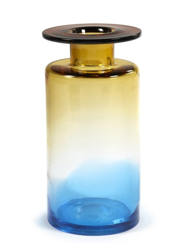 Serax - Marie Michielssen - VAAS L BLAUW/AMBER WIND & FIRE