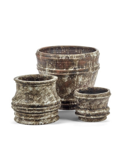 Serax - Kelly Wearstler - PLANTENPOT 01 L WIT BRUIN MESA