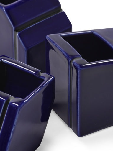 Serax - Plan C - VAAS MINI ASS/3 BLAUW SILOS