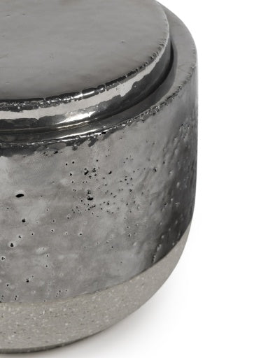 Serax - Piet Boon - Geurkaars L Zilver Smoked Jasmine