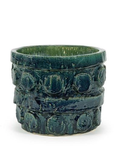 Serax - Bela Silva - SIERPOT L BLAUW GROEN LOOK AT ME