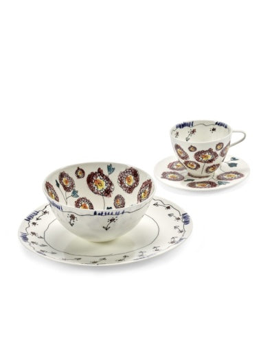 BREAKFAST SET 6 PCS ANEMONE MILK