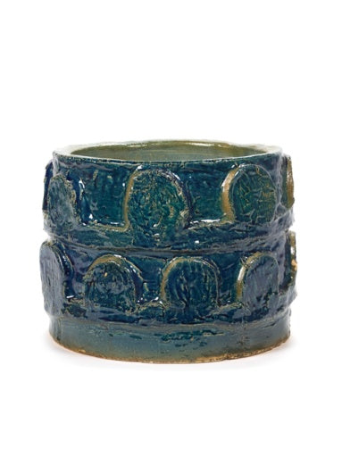 Serax - Bela Silva - SIERPOT M BLAUW GROEN LOOK AT ME