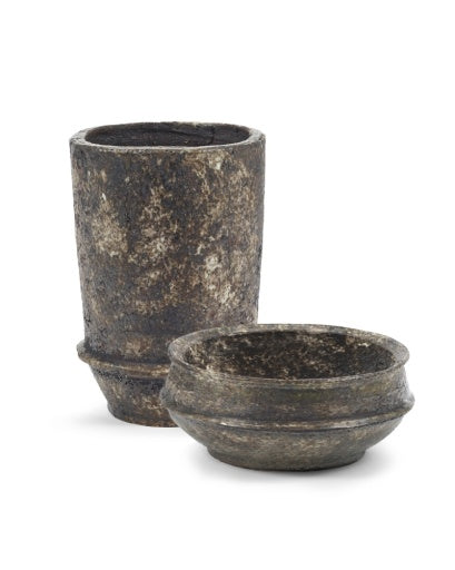 Serax - Kelly Wearstler - PLANTENPOT 02 M DONKER BRUIN DUNE