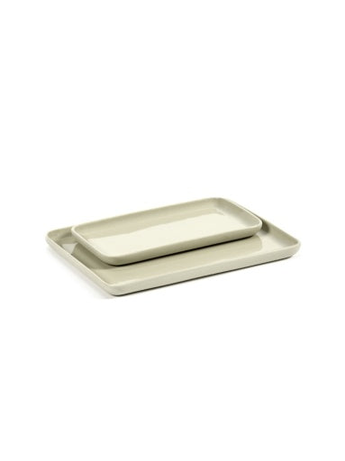 Serax - Bertrand Lejoly - SCHAAL RECHTHOEKIG S BEIGE COSE