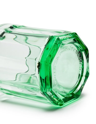 Serax - Paola Navone - GLAS M GROEN FISH &amp; FISH  - Set van 4