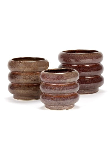 Serax - Serax - SIERPOT M AUBERGINE SIXTIES