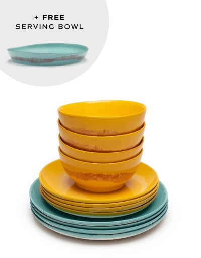 Serax - Ottolenghi - Set Azure/Geel Feast