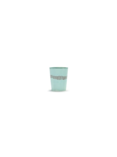 Serax - Ottolenghi - THEEKOP AZUUR STRIPES ROOD FEAST