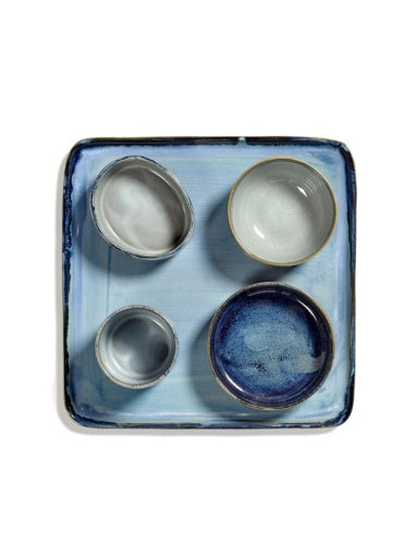 Serax - Anita Le Grelle - Vierkant Bord S Blauw