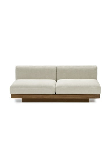 Serax - Vincent Van Duysen - BENCH 2-ZIT INDOOR BONE COGNAC RUDOLPH