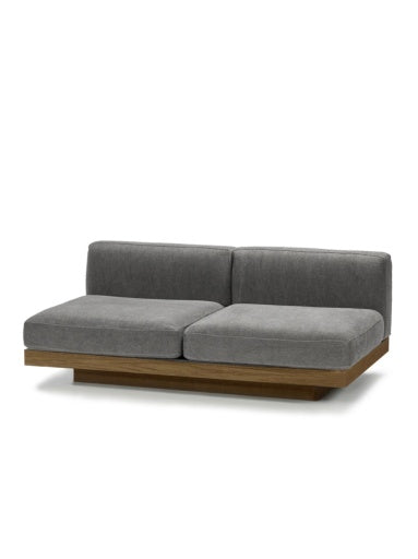 Serax - Vincent Van Duysen - BENCH 2-ZIT INDOOR BONE COGNAC RUDOLPH