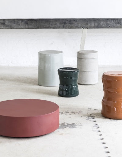 Serax - Marie Michielssen - Salontafel Fiber Rond Rood Pawn