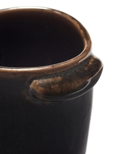 Serax - Uncharted - BEKER ZONDER HANDVAT ZWARTBRUIN