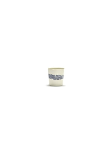 Serax - Ottolenghi - KOFFIEKOP WIT STRIPES BLAUW FEAST