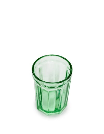 Serax - Paola Navone - GLAS L GROEN FISH &amp; FISH  - Set van 4