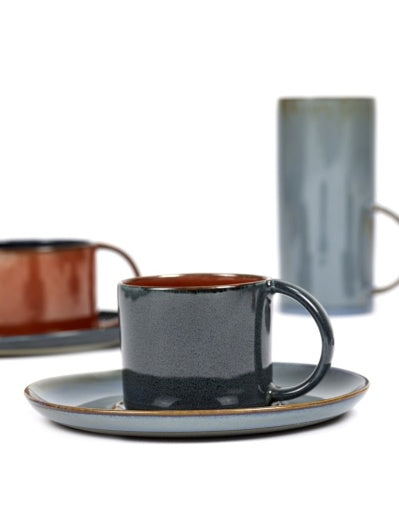 Serax - Anita Le Grelle - Theekop Smoky Blue/Misty Grey