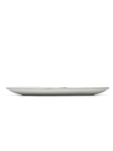 Serax - Marie Michielssen - Ovaal Bord Off White-Zwart La Mère - Set van 2