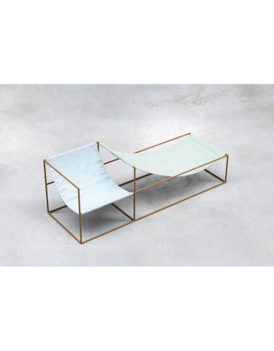 DUO SEAT MUSTARD BLAUW GROEN