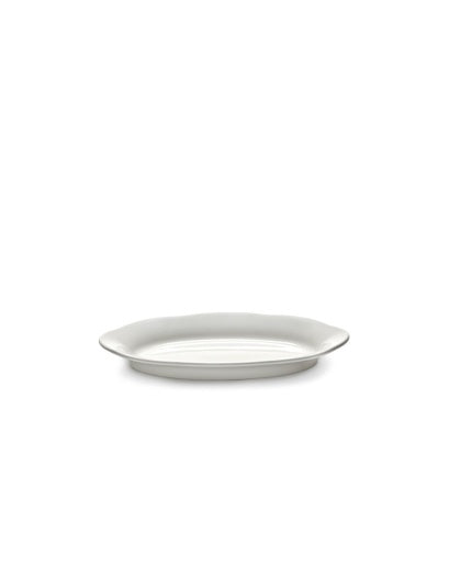 Serax - Sergio Herman - HOOG OVALEN BORD S WIT SILHOUETTE
