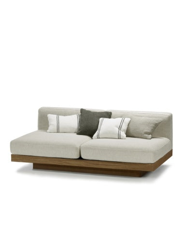 Serax - Vincent Van Duysen - BENCH 2-ZIT INDOOR BONE COGNAC RUDOLPH