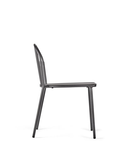 Serax - Piet Boon - STOEL ZWART + KUSSEN WIT PATIO