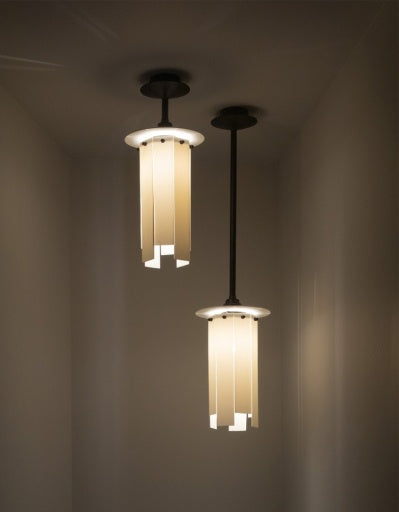 Ann Demeulemeester - Ann Demeulemeester - Hanglamp Lang Zwart Wit Gilda S4