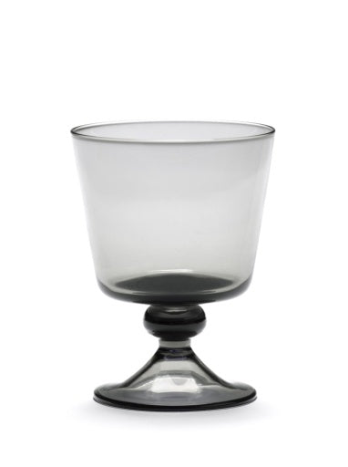 Serax - Marie Michielssen - Wittewijnglas Smoky Grey La Mère - Set van 4