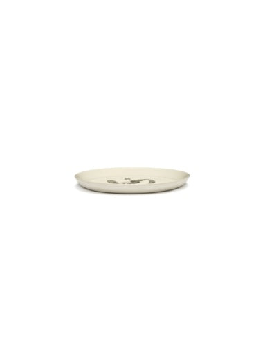 Serax - Ottolenghi - Bord M Wit Paprika Zwart Feast - Set van 2