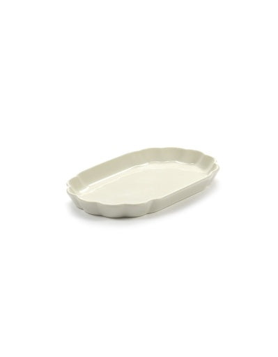 Serax - Roger Van Damme - BORD RIBBED S WIT DESIREE  - Set van 4