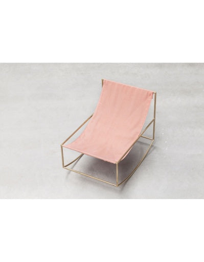 ROCKING CHAIR BRASS ROZE