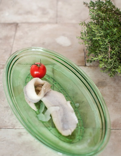 Serax - Paola Navone - SERVEERSCHOTEL N°2 GROEN FISH & FISH